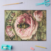  Rozen en debetpapier voor koninginnen Tissuepapier (Craft)