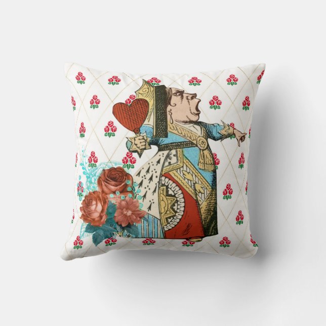  Rozen en Diamonds Queen Van Alice Kussen (Achterkant)