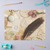 Rozen en doezelaar voor  bureaus tissuepapier (Craft)