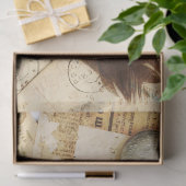 Rozen en doezelaar voor  bureaus tissuepapier (Geschenk)