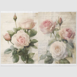 Rozen en Ephemera Tissuepapier