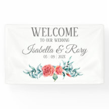  Rozen en Eucalyptus Bouquet Wedding Banner