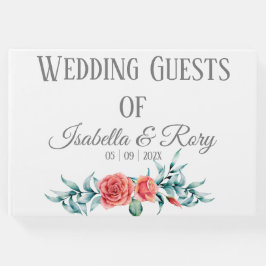  Rozen en Eucalyptus Bouquet Wedding Gastenboek