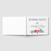  Rozen en Eucalyptus Bouquet Wedding Gastenboek (Volledig)