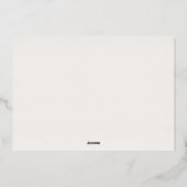 Rozen en Eucalyptus Waterverf Detailkaart Folie Feestdagenkaart (Achterkant)