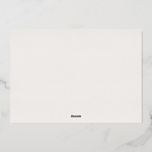 Rozen en Eucalyptus Waterverf Detailkaart Folie Feestdagenkaart (Achterkant)