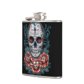 Rozen en flessen met vinylwikkel heupfles (Links)