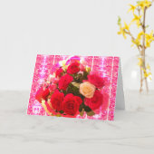 Rozen en gedicht Kaart (Gele Bloem)