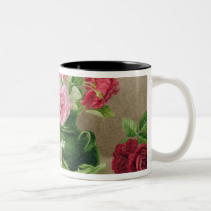 Rozen en gelilies tweekleurige koffiemok