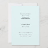 Rozen en Glas in lood begrafenis Aankondiging (Achterkant)