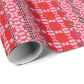 Rozen En Golfklavers Cadeaupapier (Rol Hoek)