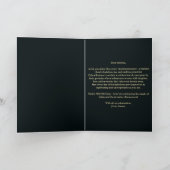 Rozen en gouden barok bloeit 30e verjaardag kaart (Binnen)