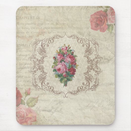  Rozen en Gravure Muismat (Voorkant)
