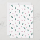  Rozen en Groen Receptie | Kaart (Achterkant)