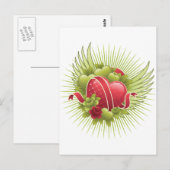 Rozen en harten briefkaart (Voorkant / Achterkant)