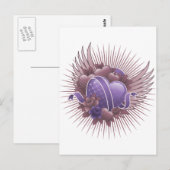 Rozen en harten briefkaart (Voorkant / Achterkant)