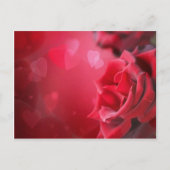 rozen en harten briefkaart (Voorkant)