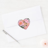 Rozen en harten ~ Hart Sticker (Envelop)