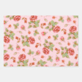 Rozen en harten inpakpapier Bladset (Voorkant)