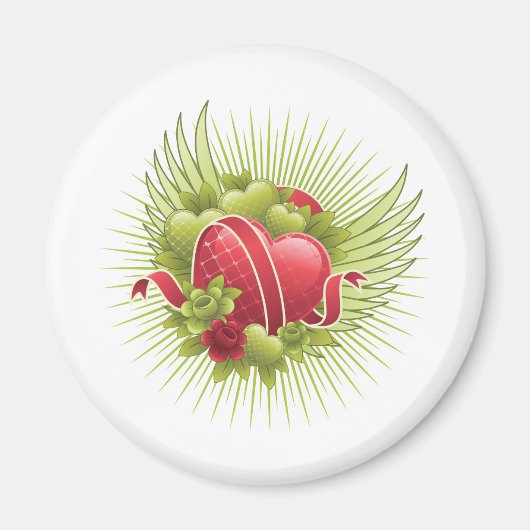 Rozen en harten magneet (Voorkant)