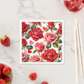 Rozen en harten servet (Insitu)