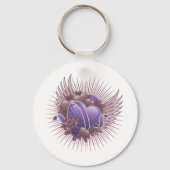 Rozen en harten sleutelhanger (Voorkant)