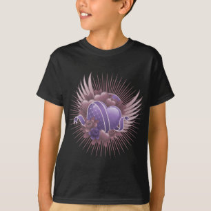 Rozen en harten t-shirt