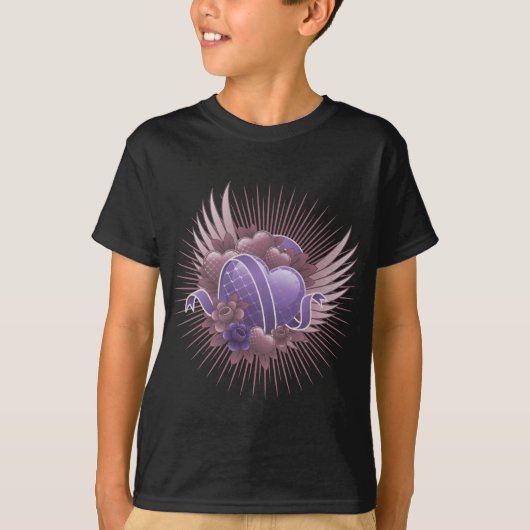Rozen en harten t-shirt (Voorkant)
