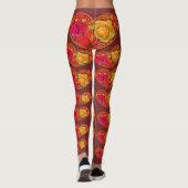 Rozen en Hearts designer leggings (Achterkant)