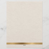 Rozen en Holly Fancy Persoonlijke Letterhead Briefhoofd (Achterkant)