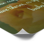 Rozen en Inspirerend Poster (Hoek)