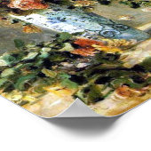 Rozen en Jasmine in een Delft Vase Renoir Fine Art Poster (Hoek)