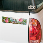 ROZEN EN JASMINEN, VLOEISTBARE NATUUR LOVER BUM BUMPERSTICKER (Op Truck)