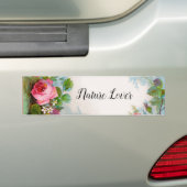 ROZEN EN JASMINES, FLORALE SCHOONHEID NATUURLIEFHE BUMPERSTICKER (Op auto)