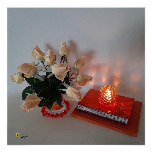 ROZEN EN KAARSEN PERFECT POSTER (Voorkant)