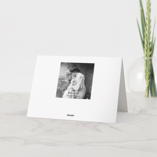  Rozen en Kant Moederdag Kaart (Achterkant)