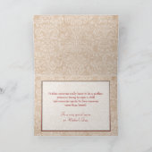  Rozen en Kant Moederdag Kaart (Binnen)