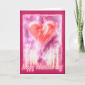 ROZEN EN KANTEN VAN DE Valentijnsdag Kaart (Voorkant)