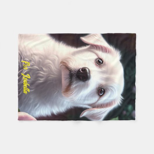 Rozen en kleine Collecties Fleece Deken (Voorkant (Horizontaal))