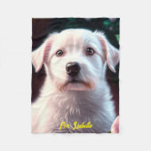 Rozen en kleine Collecties Fleece Deken (Voorkant)