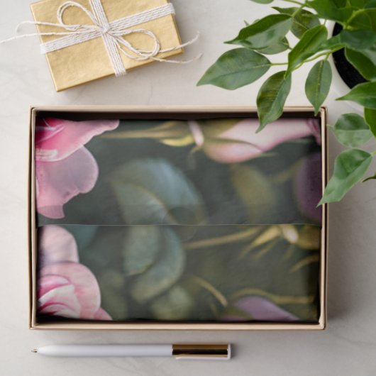 Rozen en kleine Collecties Tissuepapier (Geschenk)