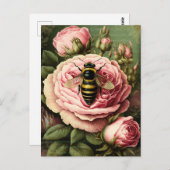  Rozen en koningin Briefkaart (Voorkant / Achterkant)