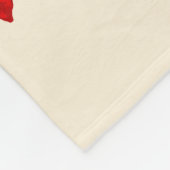 Rozen en kussen fleece deken (Hoek)