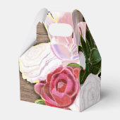 Rozen en land chique bruiloft gunst dozen bedankdoosjes (Achterkant)