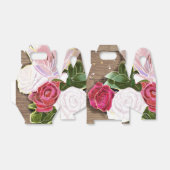 Rozen en land chique bruiloft gunst dozen bedankdoosjes (Uitgevouwen)