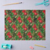 Rozen en libellen (Design 13) Tissuepapier (Craft)