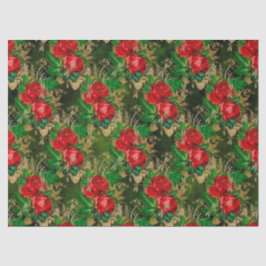 Rozen en libellen (Design 13) Tissuepapier