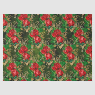 Rozen en libellen (Design 13) Tissuepapier