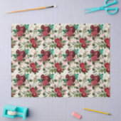 Rozen en libellen (Design 14) Tissuepapier (Craft)