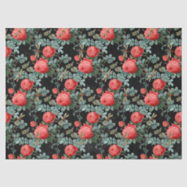 Rozen en libellen (Design 15) Tissuepapier